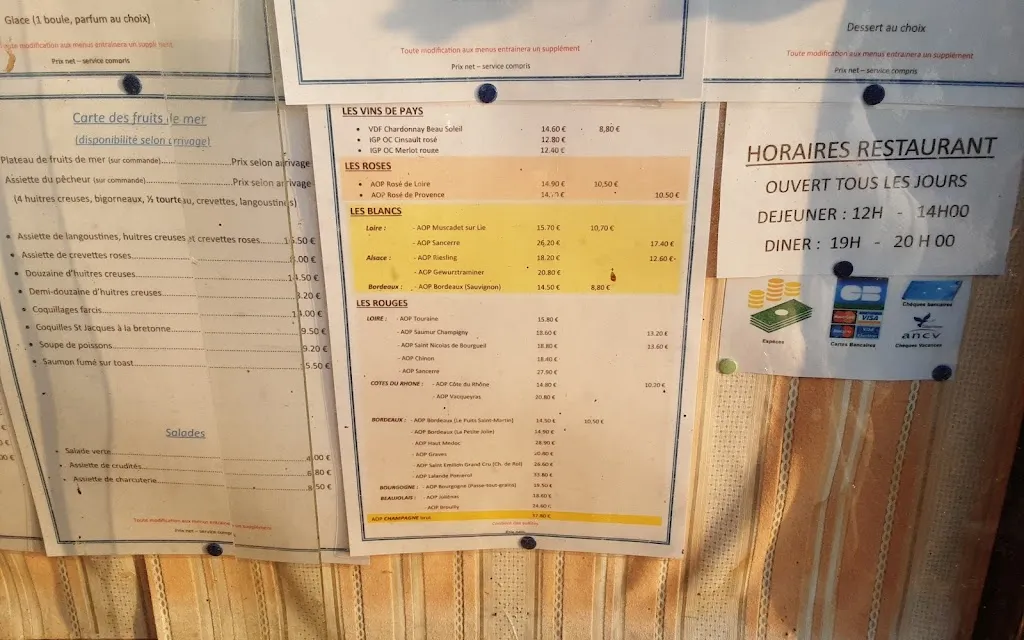 Menu_Le Relais de Kerpenhir_Locmariaquer_imagen_4