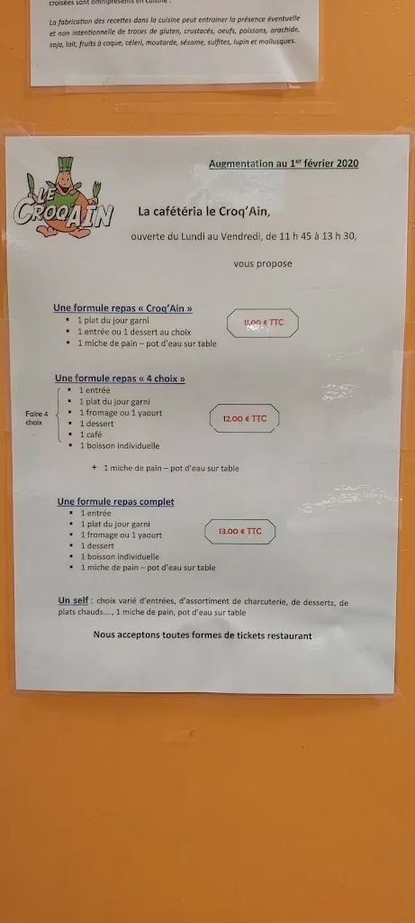 Menu_Restaurant le Croq'Ain_Belley_image_1