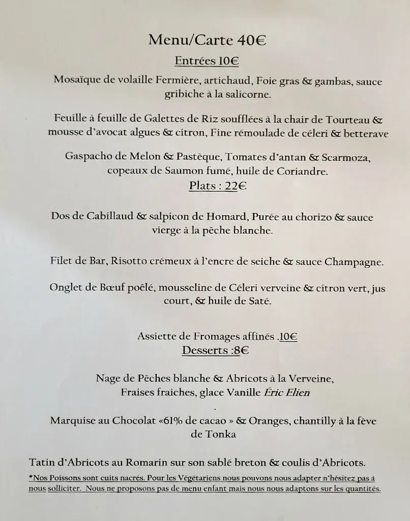 Menu_La table de louannec_Louannec_image_1