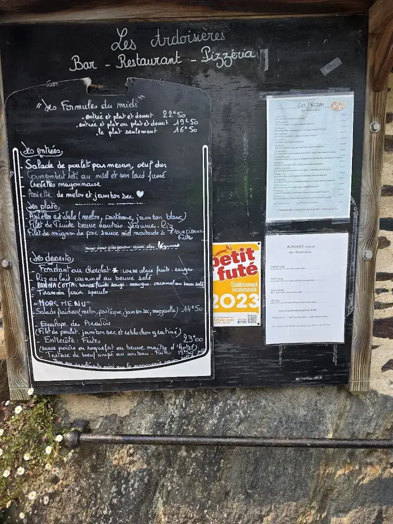 Menu_Restaurant Les ardoisières_Rochefort-en-Terre_image_1