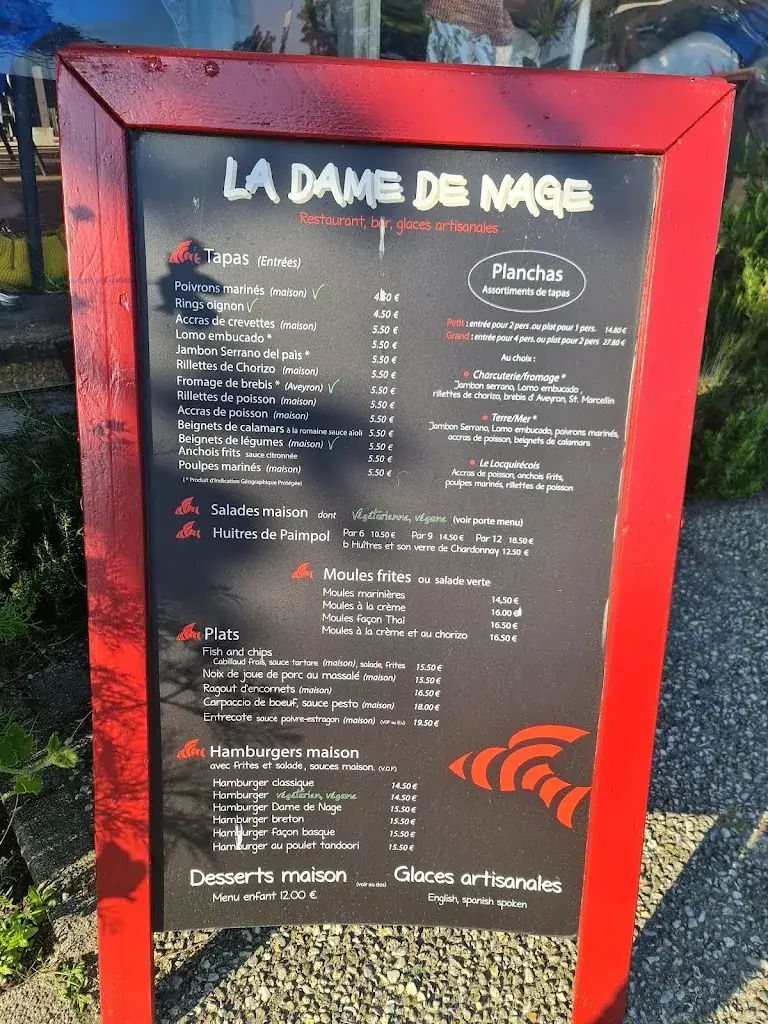 Menu_La dame de nage_Locquirec_image_1