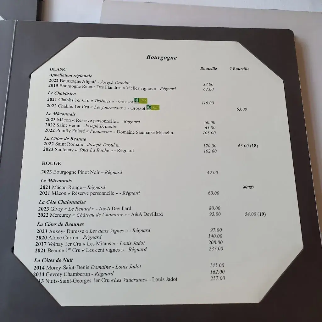 Menu_Restaurant du Grand Hôtel des Bains_Locquirec_immagine_3