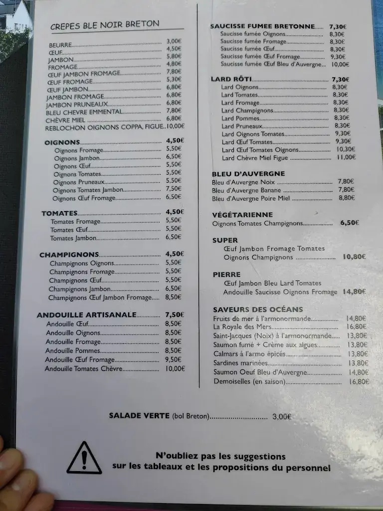 Menü_La Chouannerie_Loctudy_Bild_4