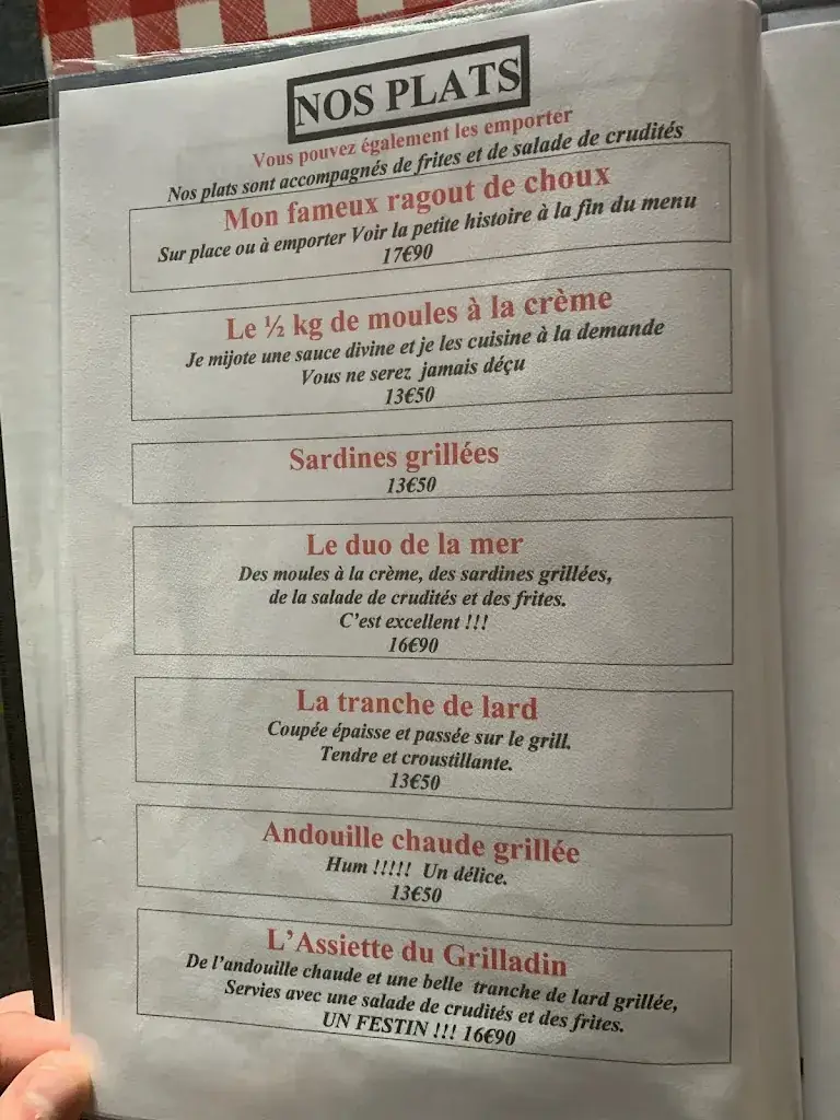 Menü_Crêperie de la Cale_Île-Tudy_Bild_4