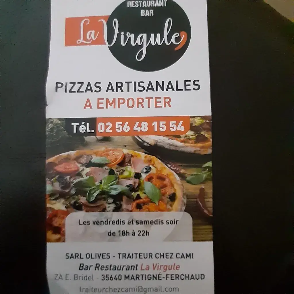 Menu_Restaurant Bar La Virgule,_Martigné-Ferchaud_image_3