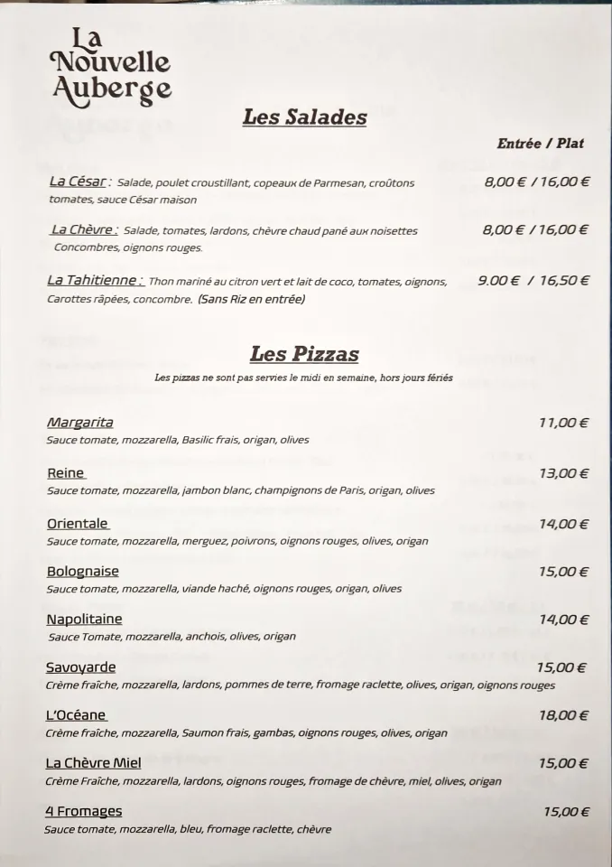 Menu_La Nouvelle Auberge_Matignon_image_1