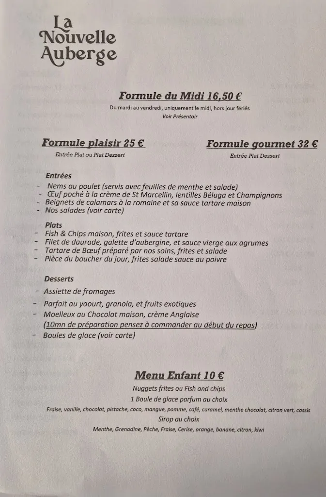Menu_La Nouvelle Auberge_Matignon_image_4