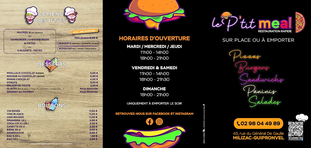 Menu_LE P'TIT MEAL_Milizac-Guipronvel_image_2