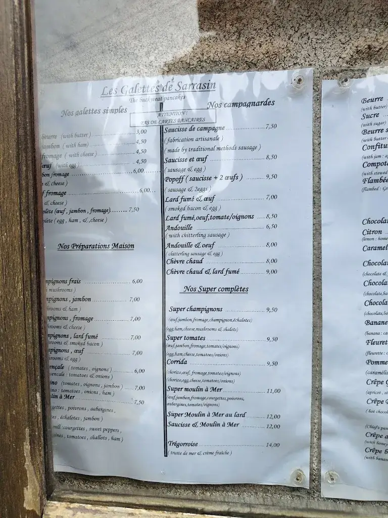 Menu_Crêperie du Moulin à Mer_Lézardrieux_immagine_4