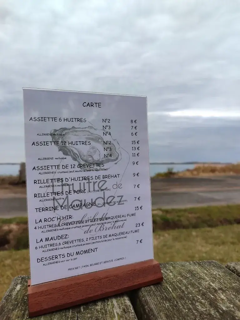 Menu_L'huitre de Maudez_22620_image_2