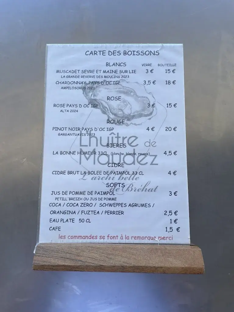 Menu_L'huitre de Maudez_22620_image_4