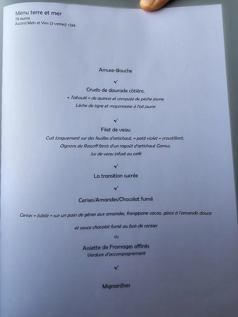 Menu_Restaurant La serre_Paimpol_immagine_1