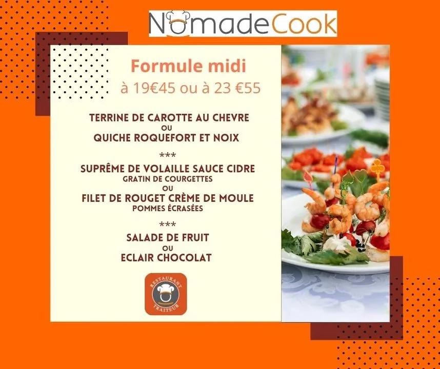 Menu_NOMADE COOK, restaurant - traiteur- salon de thé_Bons-en-Chablais_image_2