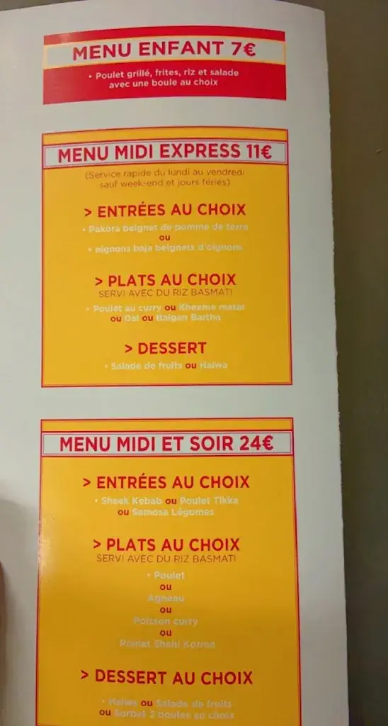 Menu_Taj Mahal_Loudéac_image_2
