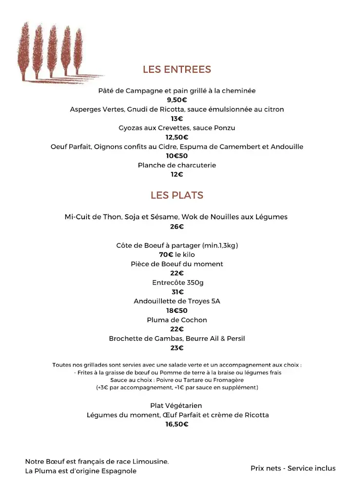 Menu_Auberge de la Chesnaie_Pleudihen-sur-Rance_image_2