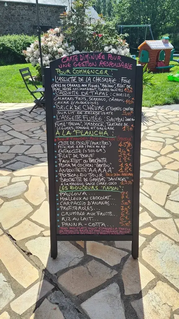 Menu_Auberge de la Chesnaie_Pleudihen-sur-Rance_image_3