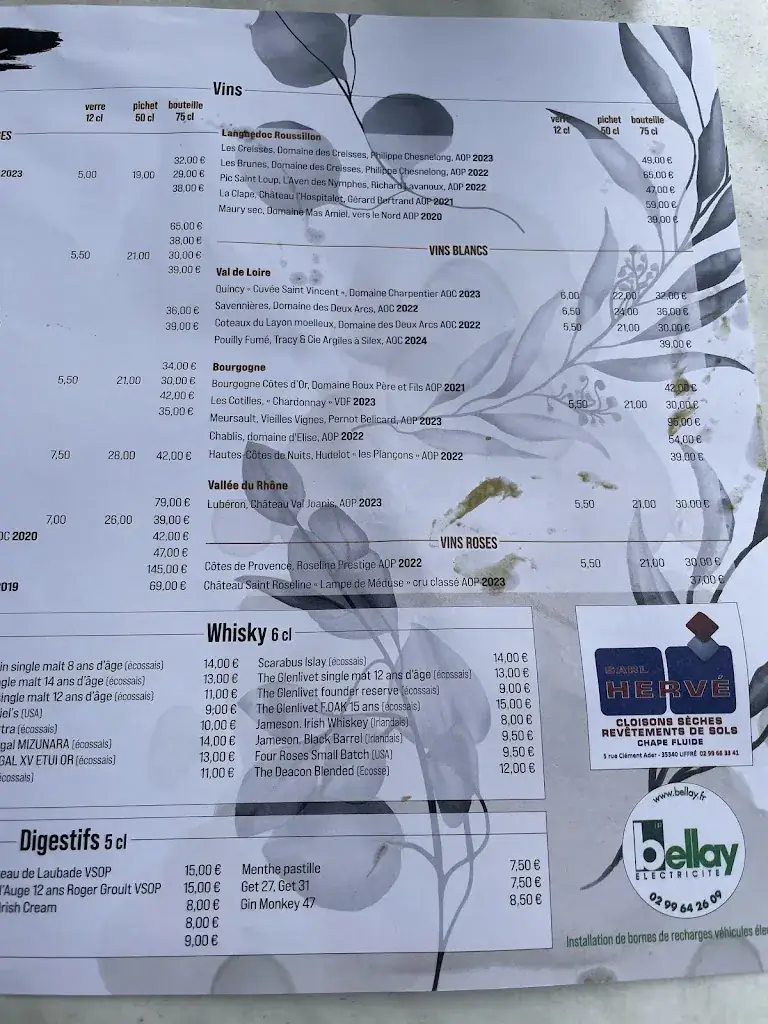 Menu_Restaurant Le Hoo Saint Grégoire Près De Rennes_Saint-Grégoire_image_2