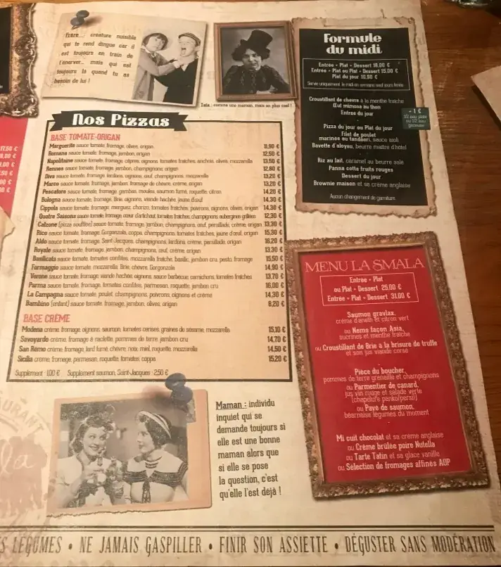 Menu_Restaurant, grillades feu de bois La Smala_Saint-Grégoire_image_4