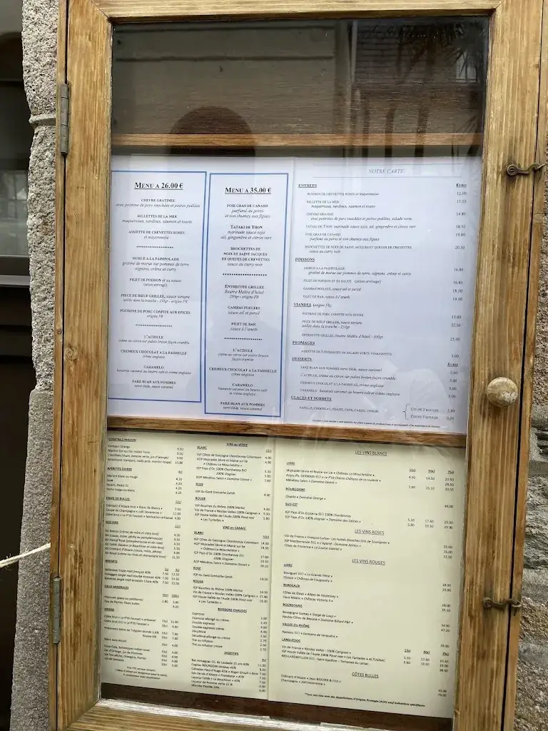 Menu_Auberge du Trégor_Tréguier_image_3