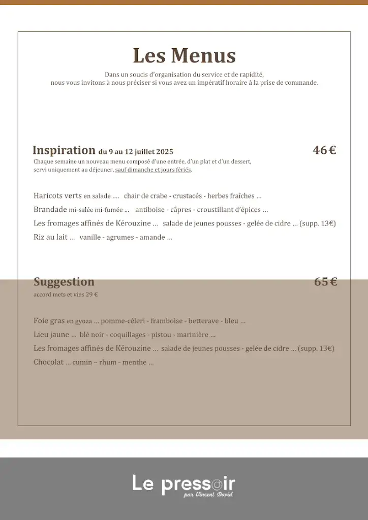 Menu_Restaurant Le Pressoir_Saint-Avé_image_2