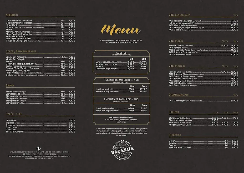 Menu_L'Aigle Céleste_Vannes_image_1