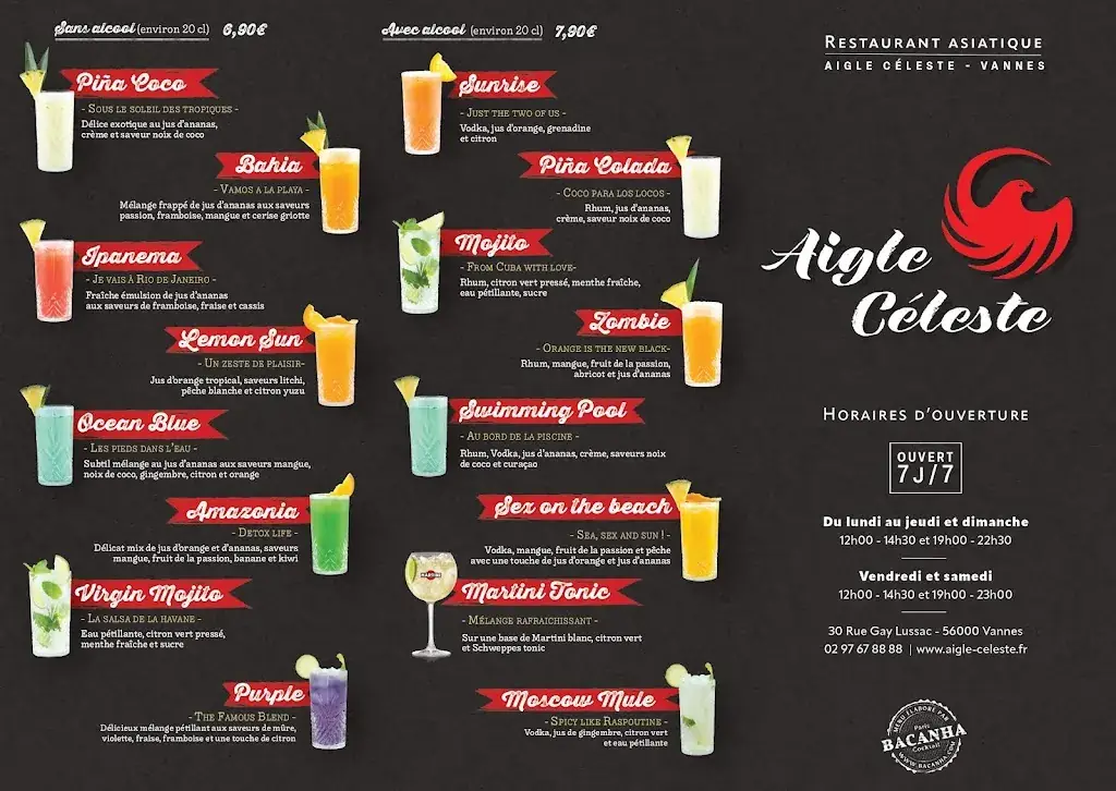 Menu_L'Aigle Céleste_Vannes_image_3