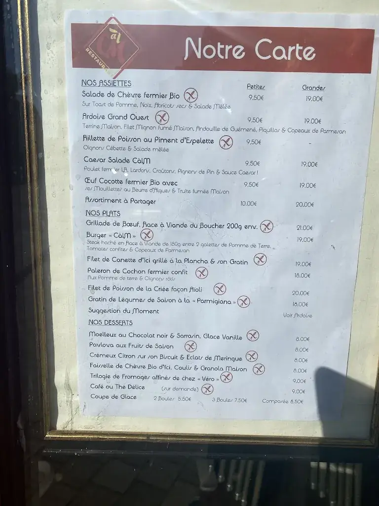 Menu_Restaurant Comme à la Maison_Vannes_immagine_1