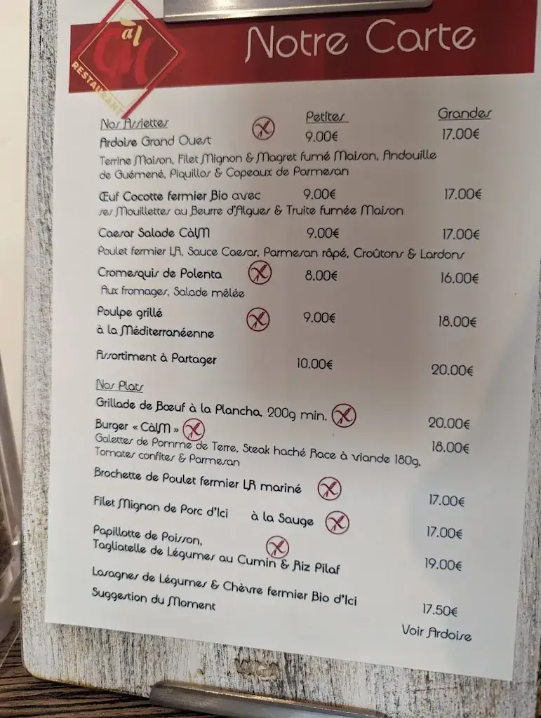 Menu_Restaurant Comme à la Maison_Vannes_immagine_4