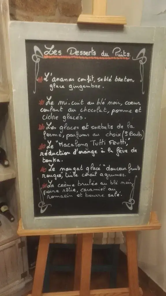 Menu_Les Saveurs du Puits_Moëlan-sur-Mer_image_4