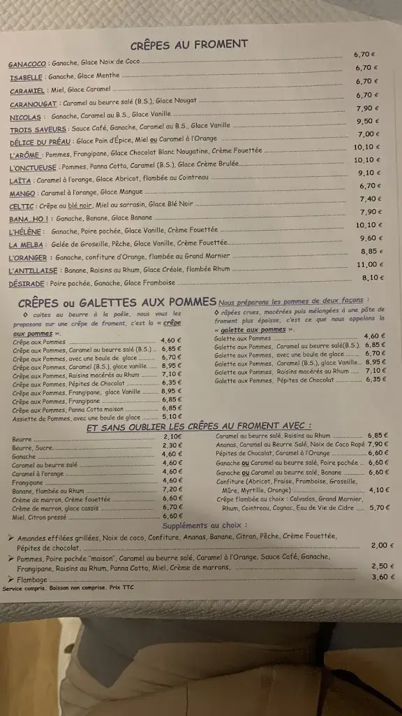 Menu_CREPERIE LE PREAU_Moëlan-sur-Mer_image_2