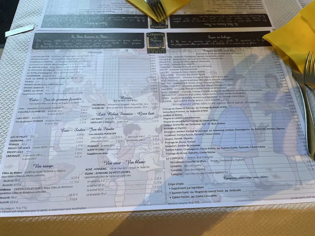 Menu_CREPERIE LE PREAU_Moëlan-sur-Mer_image_4