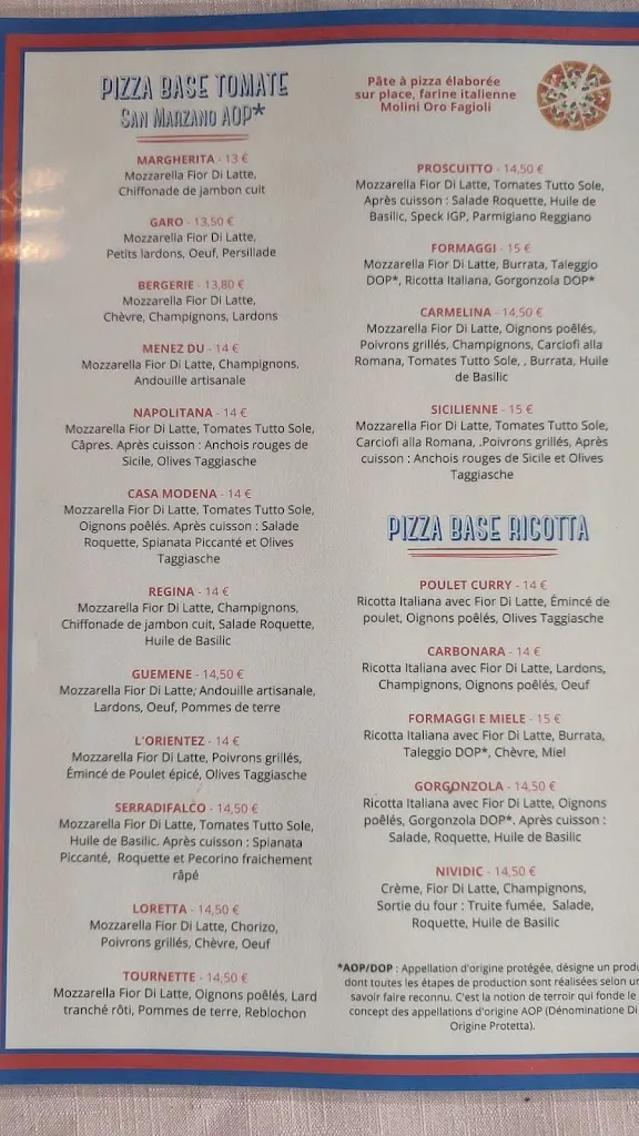 Menu_La Véranda_Moëlan-sur-Mer_image_2