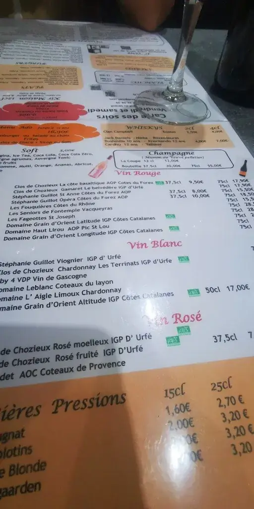 Menu_Brasserie De La Mairie_Boën-sur-Lignon_image_2