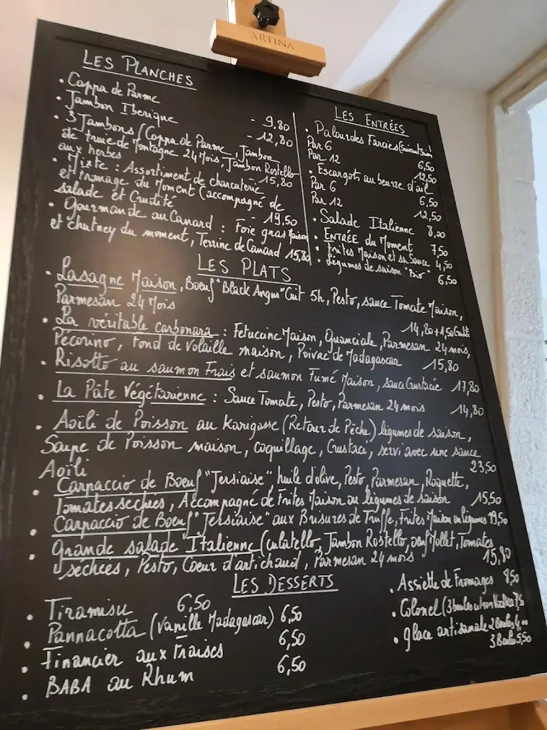 Menu_La Table Kopins Kopines_Vannes_imagen_2