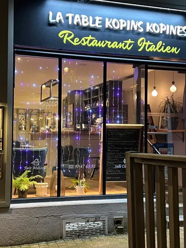 La Table Kopins Kopines restaurant in Vannes