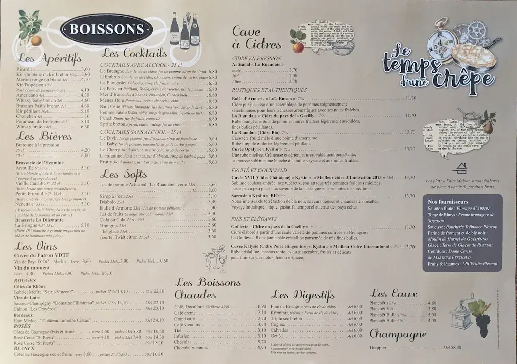 Menu_Le Temps d'une Crêpe_Ploeren_image_3