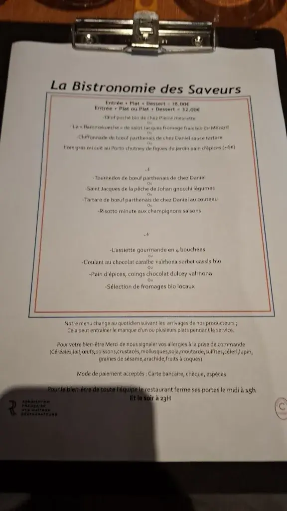 Menu_Les Saveurs De Nicolas_Nouvoitou_image_1