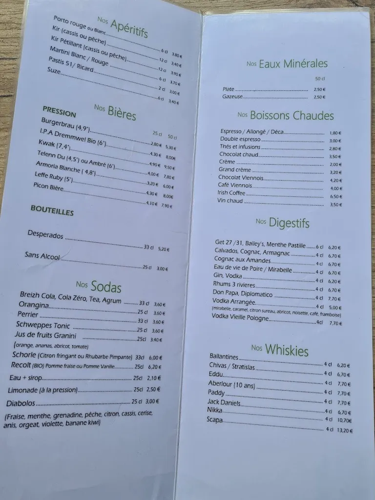 Menu_Le Sarah B_Roche-Bernard_image_1