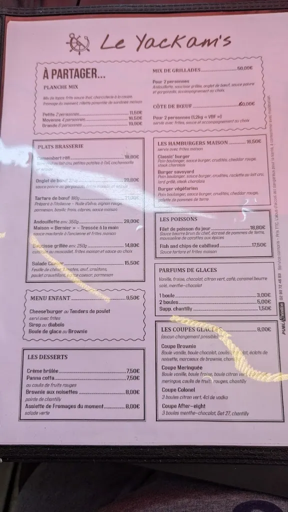 Menu_Le Yackam's_Roche-Bernard_image_3