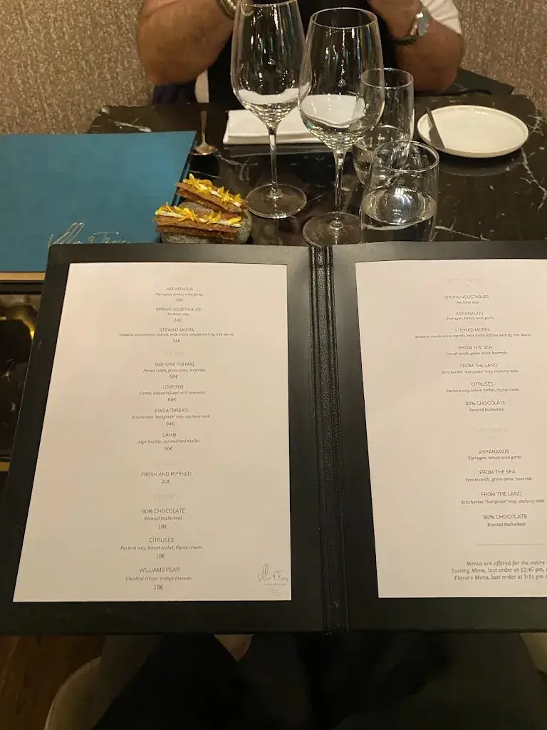 Menu_Villa9Trois - Restaurant Gastronomique_Montreuil_immagine_4