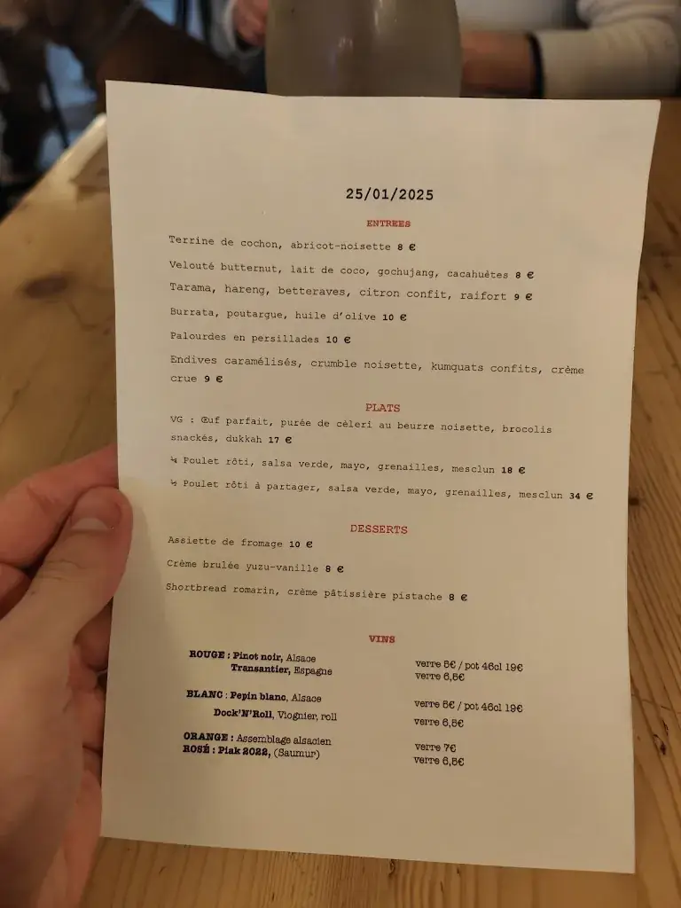 Menu_ARSENE Montreuil_Montreuil_immagine_1