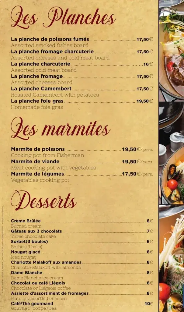 Menu_Restaurant Cocquempot_Montreuil-sur-Mer_imagen_1