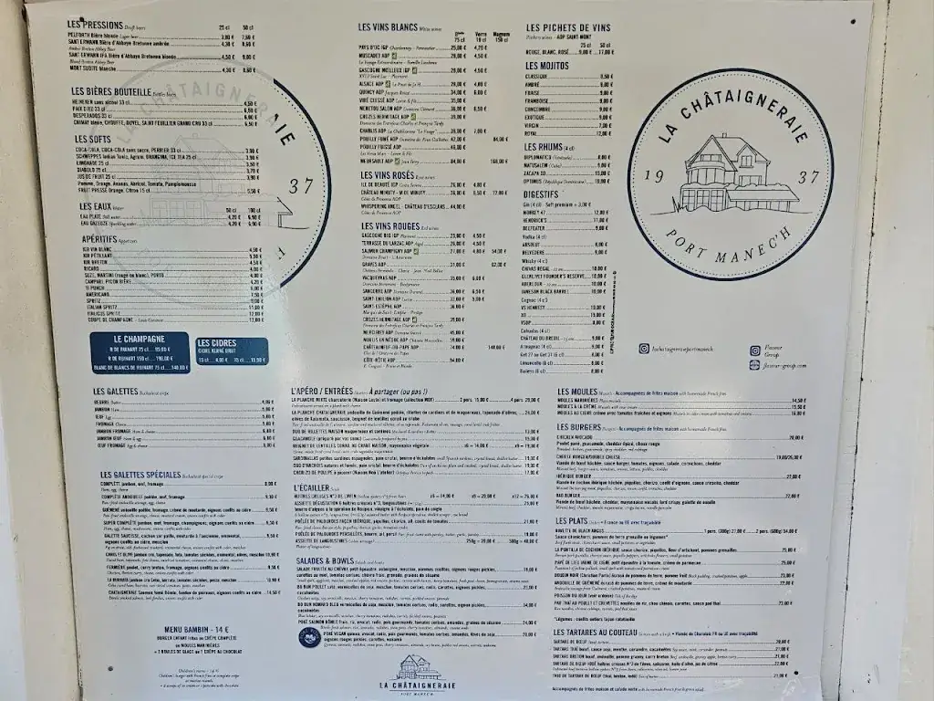 Menu_La Châtaigneraie_Névez_image_1