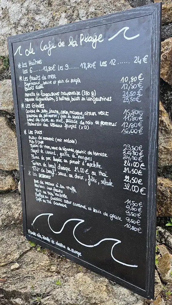 Menu_Café de la plage_Névez_image_1