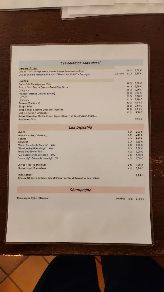 Menu_Le Dragon et la Girafe_Névez_image_3