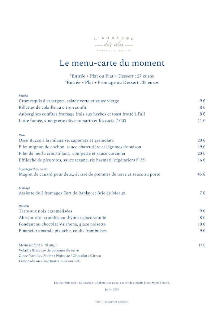 Menu_L'Auberge Des Isles_Montreuil-Bellay_image_1