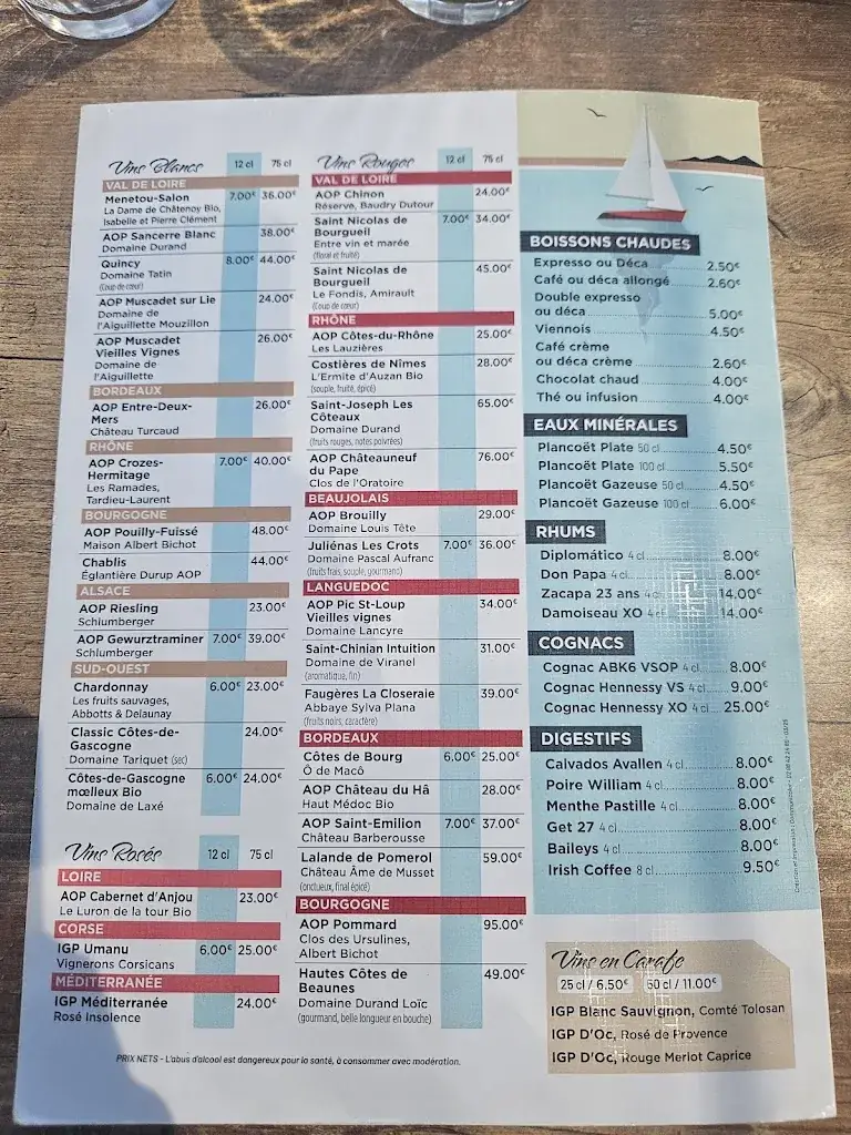 Menu_Restaurant Du Port_Paimpol_image_2