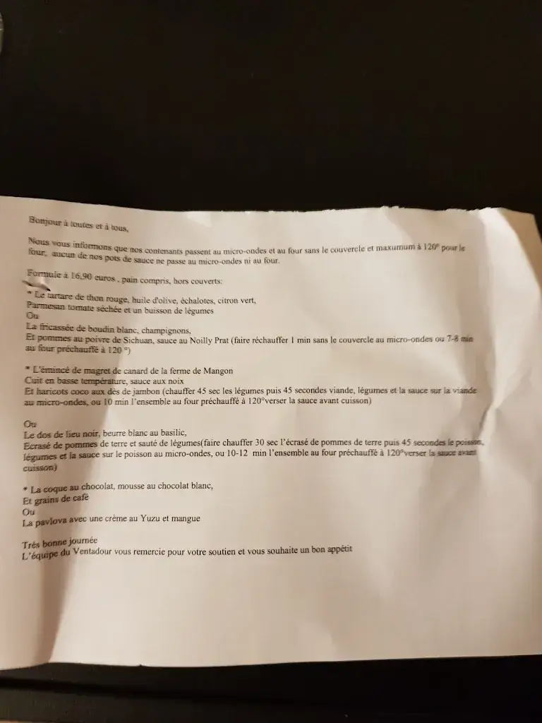 Menu_Le Ventadour_Montauban_image_4