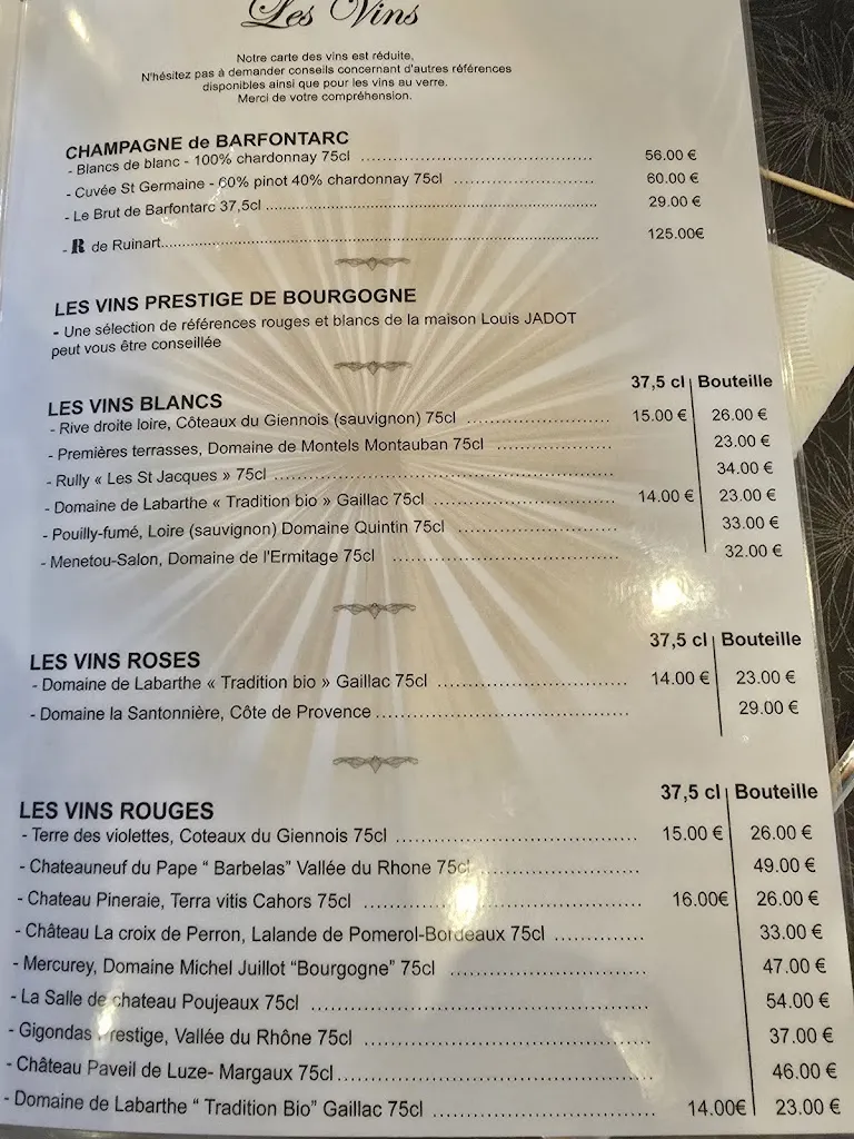 Menu_Les Terrasses de L'Empereur_Montauban_image_2