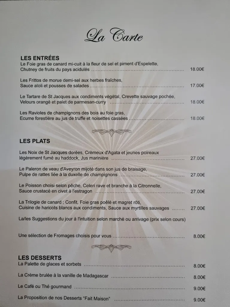 Menu_Les Terrasses de L'Empereur_Montauban_image_4